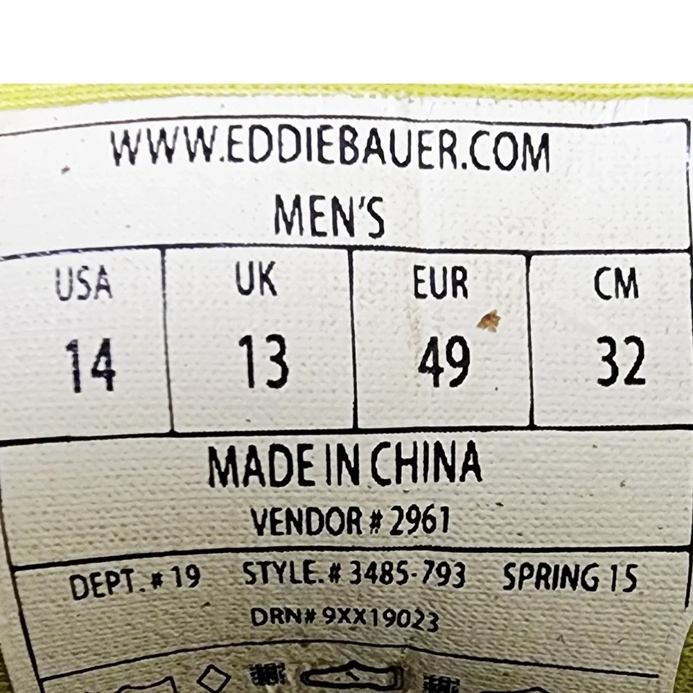 Eddie Bauer Trail Hiking Sandal 14 Bungee Laced Closed Toe Casual Walking Travel